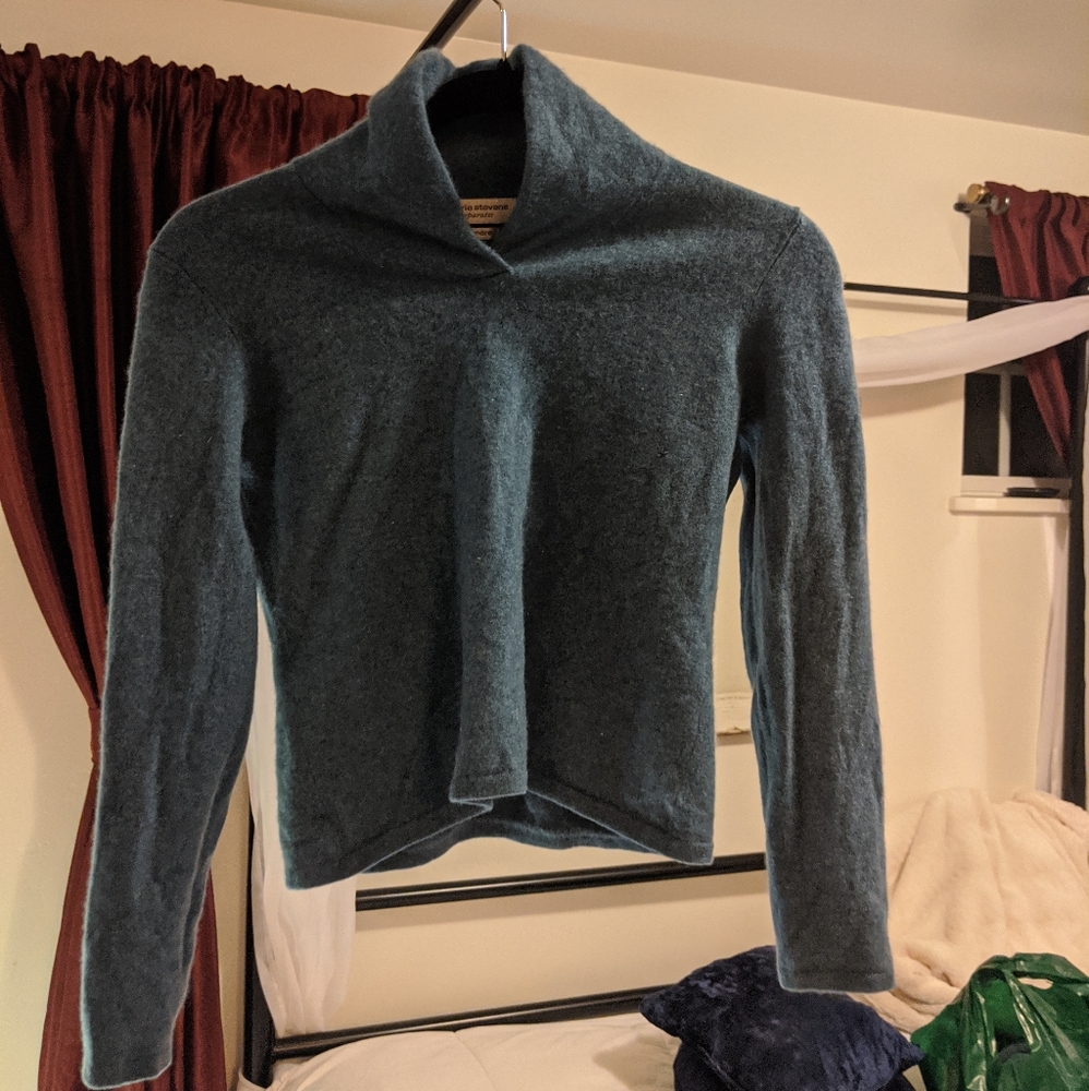 Xxs cashmere long sleeve shirt